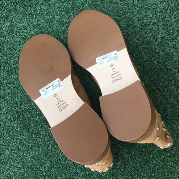 NWT Schutz Margot Boot Suede Hazel Brown 7 - Picture 6 of 11